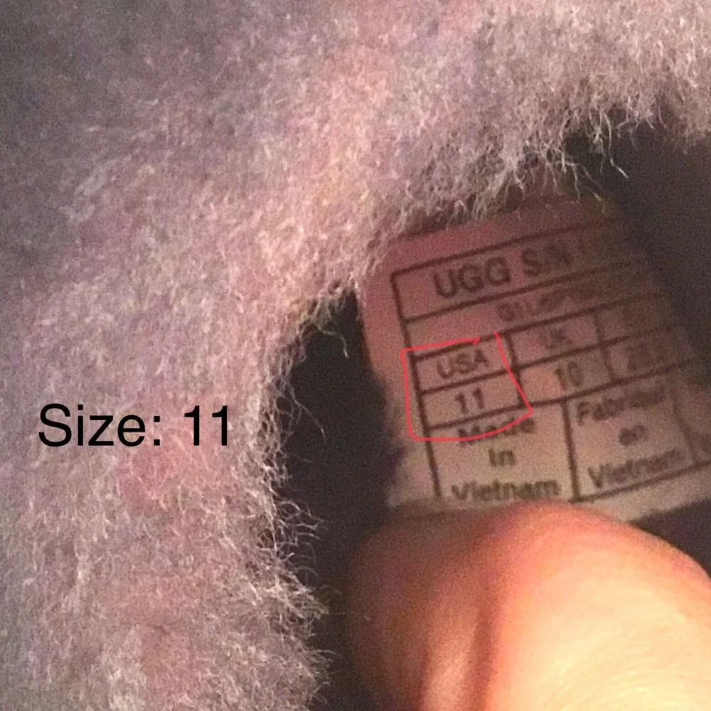 UGG Fluff Yeah Size 11 Slide Shoes Gradient Gray Pink Combo